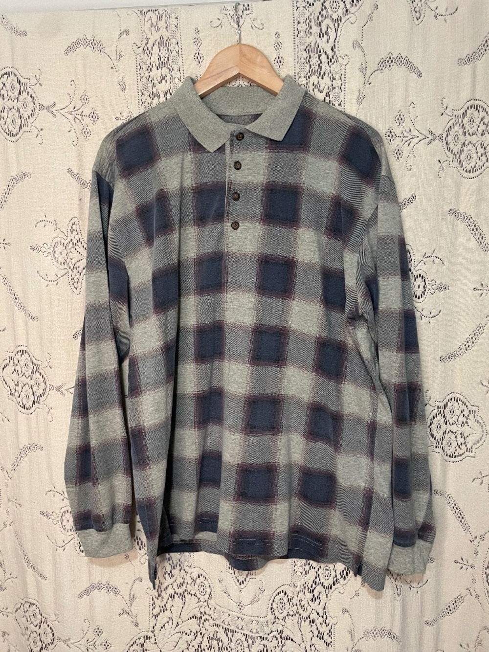 basic equipment: y2k plaid polo